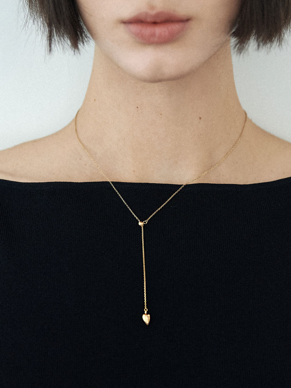 EVERYDAY HEART DROP NECKLACE